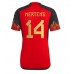 Tanie Strój piłkarski Belgia Dries Mertens #14 Koszulka Podstawowej MŚ 2022 Krótkie Rękawy